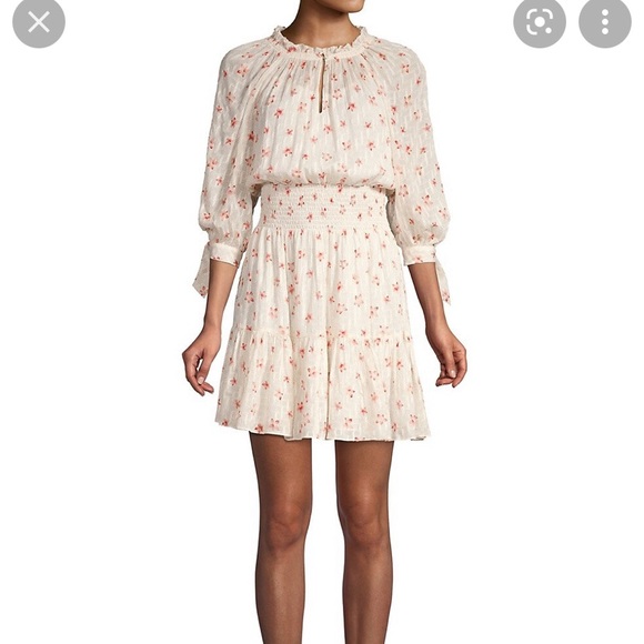 Rebecca Taylor Maui Clip long-sleeve floral dress - Picture 1 of 7